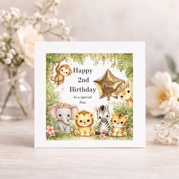 Personalised Granddaughter Birthday Card Custom Age + Recipient, 3 of 6
