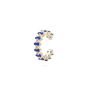 Rebecca Blue Gold Ear Cuff, thumbnail 1 of 2