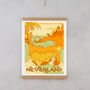Neverland Vintage Style Travel Poster, thumbnail 3 of 4