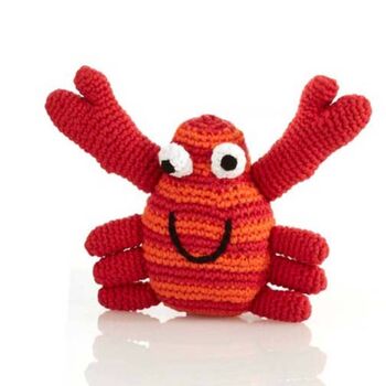 Handmade Crab Fair Trade Toy, 3 of 4