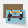 Toucan Pair Love Card, thumbnail 2 of 2