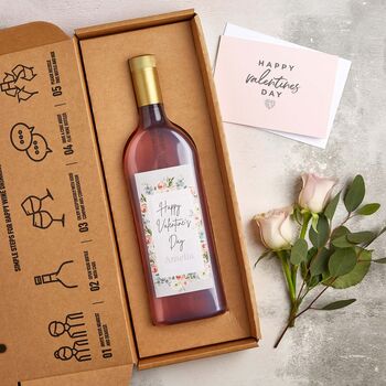 Personalised Valentine's Letterbox® Wine, 2 of 3