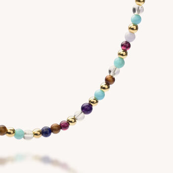 Multi Gem Bead Gemstone Necklace, 4 of 8