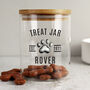 Personalised Pet Treats Glass Jar With Lid, thumbnail 1 of 4