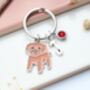 Personalised Cockapoo Keyring Miniature Poodle, Cavapoo, thumbnail 4 of 12