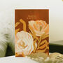 Thanks A Bunch! Illustrated Botanical Floral Card, thumbnail 1 of 5