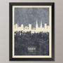 Coventry Skyline Print And Box Canvas, thumbnail 1 of 6