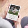 Personalised Five Year Wooden Anniversary Photo Birch Block, thumbnail 1 of 4