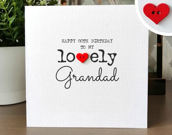 Personalised 80th Birthday Card For Special Grandad, Handmade Card For Grandfather, 3 of 4
