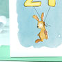 Rabbit 21st Birthday Card, thumbnail 2 of 7
