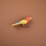 Hand Carved And Painted Small Bird, thumbnail 2 of 2
