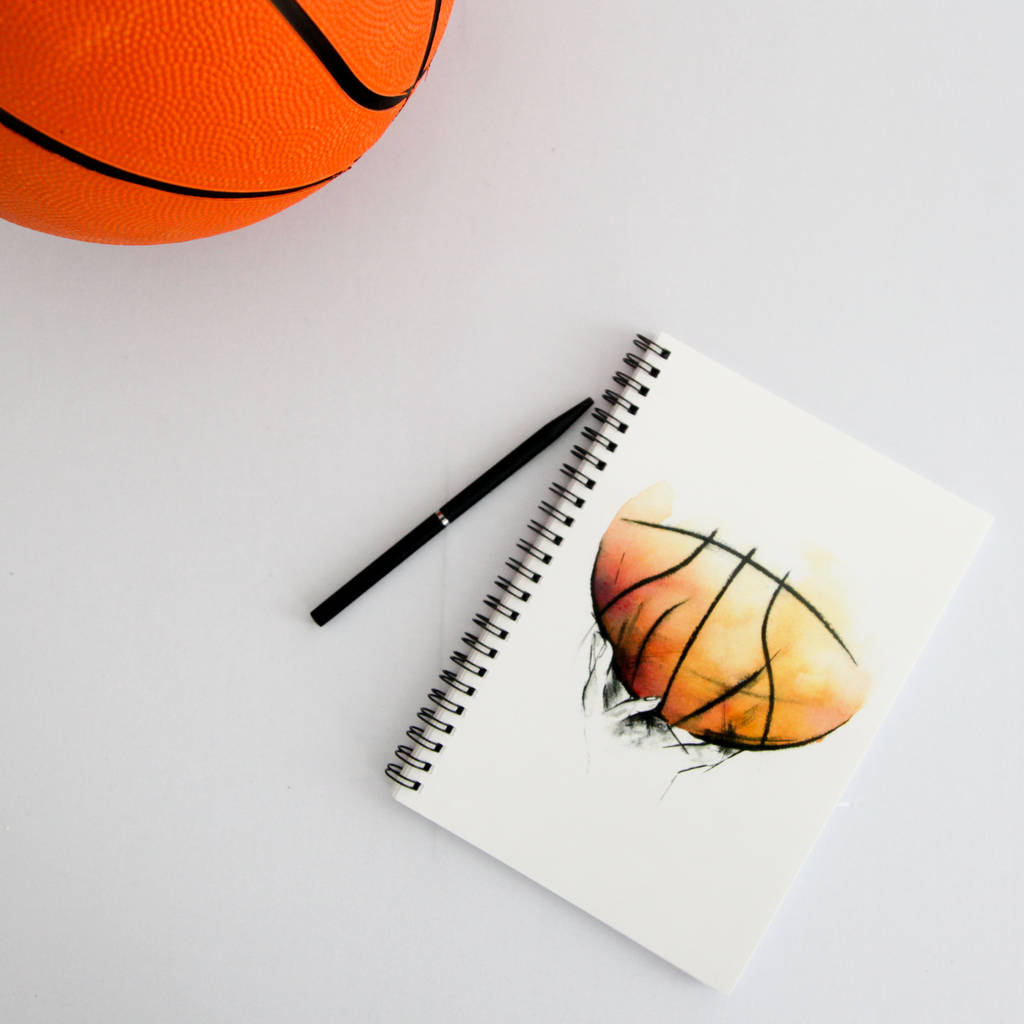basketball notebook by equipp | notonthehighstreet.com