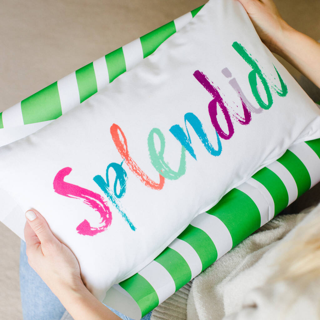 'Splendid' Velvet Cushion, 1 of 4