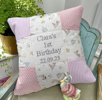 Peter Rabbit Birthday Cushion, 8 of 8