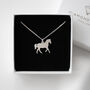 Sterling Silver Horse Necklace, Equestrian Gifts, thumbnail 1 of 8