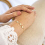 Personalised Mini Initial Disc Slider Bracelet, thumbnail 2 of 11