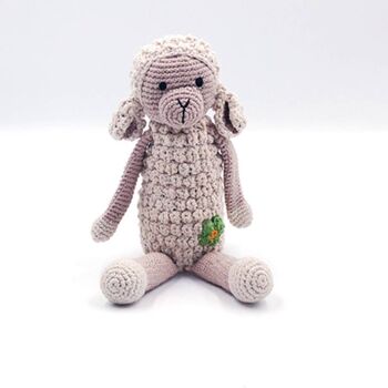 Handmade Lamb Fair Trade Toy, 3 of 4