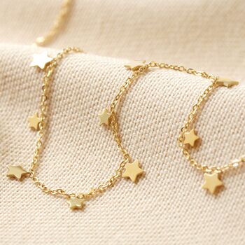 Stainless Steel Star Charm Necklace In Gold Plating, 4 of 10