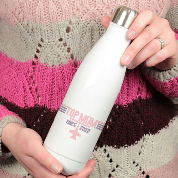 Personalised Top Mum Insulated Drinks Bottle, 2 of 2