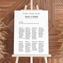 Modern Find Your Seat Sign Wedding Décor, thumbnail 3 of 4