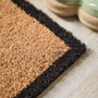 Home Sweet Home Long Natural Coir Door Mat, thumbnail 5 of 5