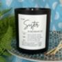 Personalised To My Sister On Her Wedding Day Candle, thumbnail 3 of 11