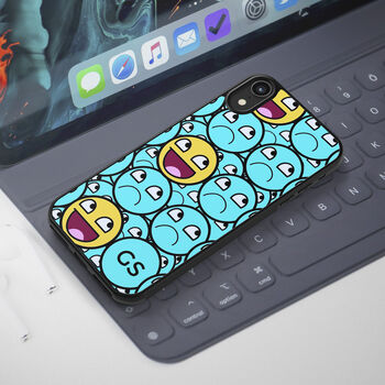 Emoji Smiley iPhone Case Personalised 12 13 14 15 Se, 2 of 2