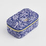 Blue Ditsy Jewellery Box Small, thumbnail 1 of 5