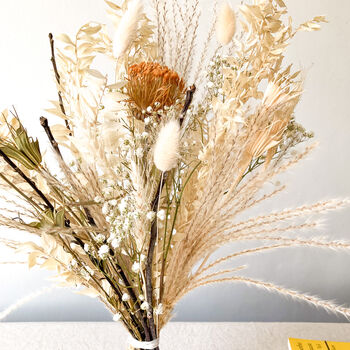Ruscus Banksia Dried Flower Easter Bouquet, 3 of 5