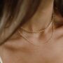 Virya Thin Chain Necklace, thumbnail 2 of 5