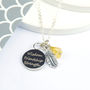 Personalised Birthstone Sentiment Necklace, thumbnail 12 of 12