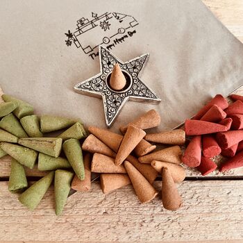 Festive Scented Incense Cones Autumn And Winter Scents, 8 of 8