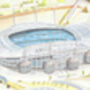 Manchester City Fc Etihad Stadium Fine Art Print, thumbnail 2 of 3