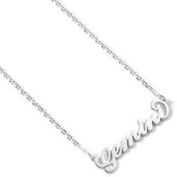 Sterling Silver Zodiac Star Sign Necklaces, 3 of 10