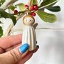 Ceramic Little White Angel Christmas Decoration, thumbnail 4 of 4