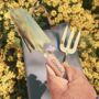 Personalised Gold And Beechwood Garden Tools, thumbnail 2 of 4