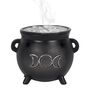 Triple Moon Cauldron Incense Cone Holder, thumbnail 2 of 4