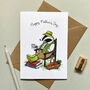 Gardening Badger Father's Day Card, thumbnail 1 of 1