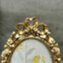 Aged Gold Oval Photo Frame 6x4 Freestanding Portrait, thumbnail 7 of 10