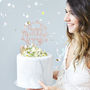 Personalised Floral Birthday Cake Topper, thumbnail 1 of 11