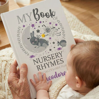 Nursery Rhymes Book Personalised For Baby, 12 of 12