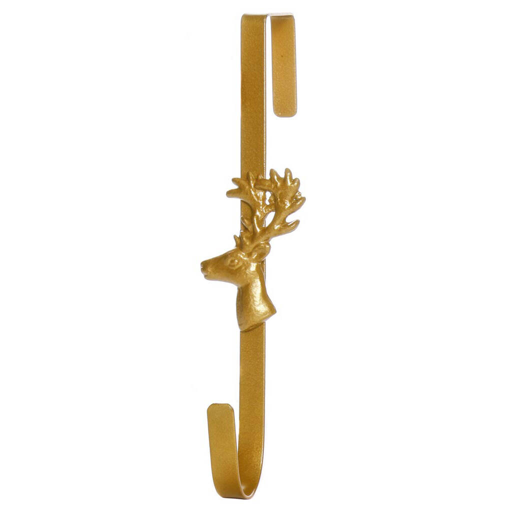 Gold Indoor Christmas Wreath Hanger By Dibor