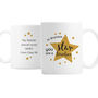 Personalised Gold Star Teacher Mug, thumbnail 4 of 5