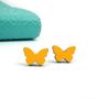 Butterfly Stud Earrings, thumbnail 2 of 5