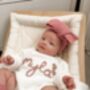 Newborn Botties, Cotton Baby Socks, Red, Dusky Rose Or White, thumbnail 6 of 10