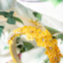 Yellow Flower Embellished Headband With Gems, thumbnail 5 of 7