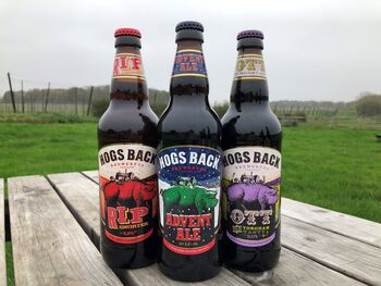 Hogs Back Brewery Christmas Dark Beer Gift Set, 2 of 2