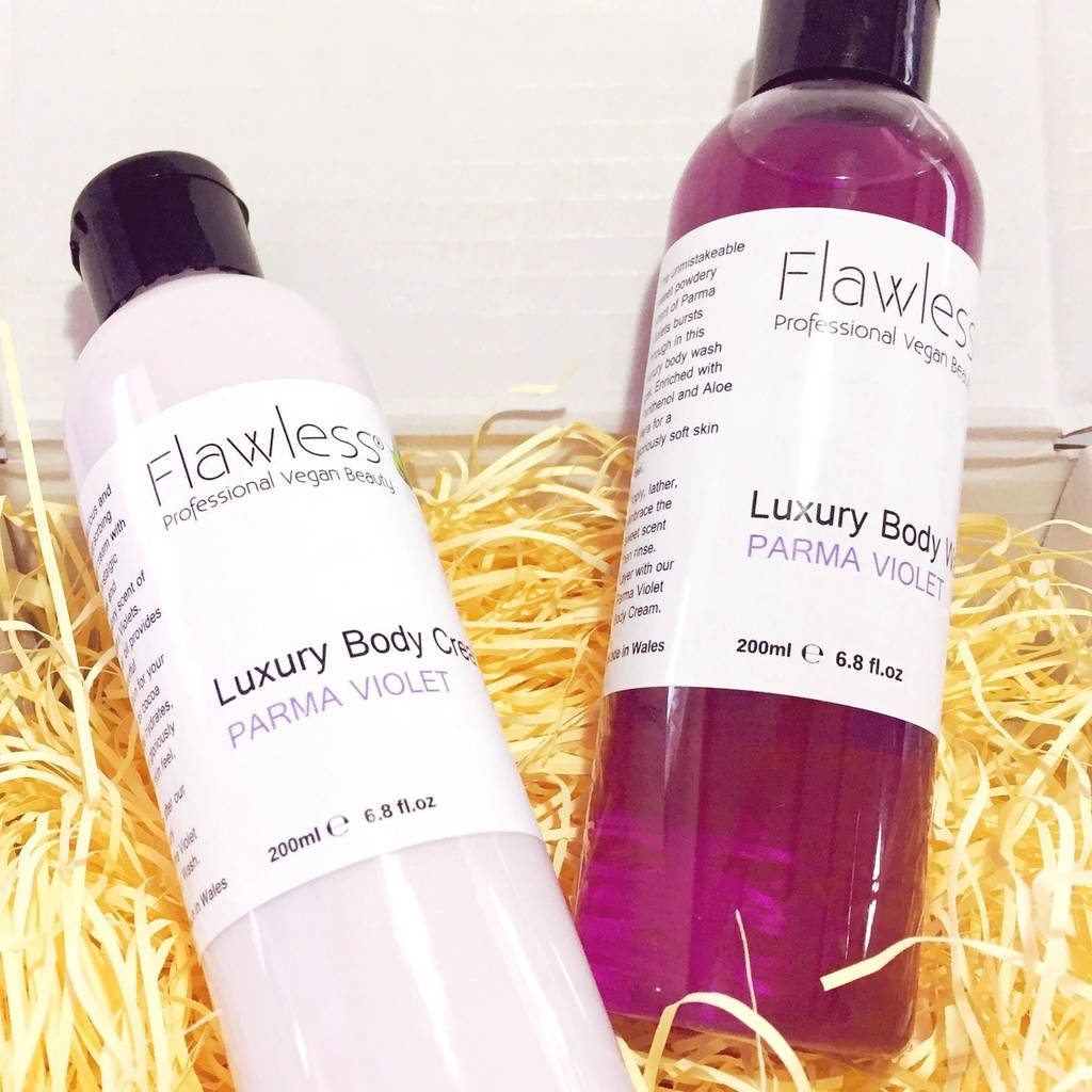 Parma Violet Luxury Body Cream And Body Wash By Flawless