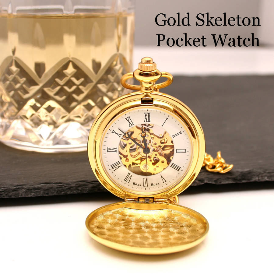 Engraved Best Man Pocket Watch Gift In Box By