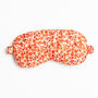 100% Mulberry Silk Eye Mask Ditsy Red, thumbnail 2 of 5